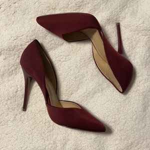 Just fab maroon pumps